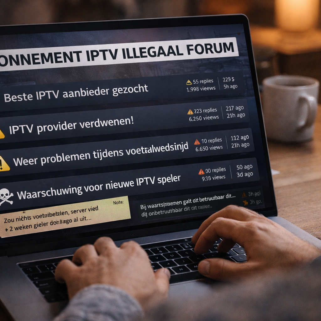 abonnement iptv illegaal forum
