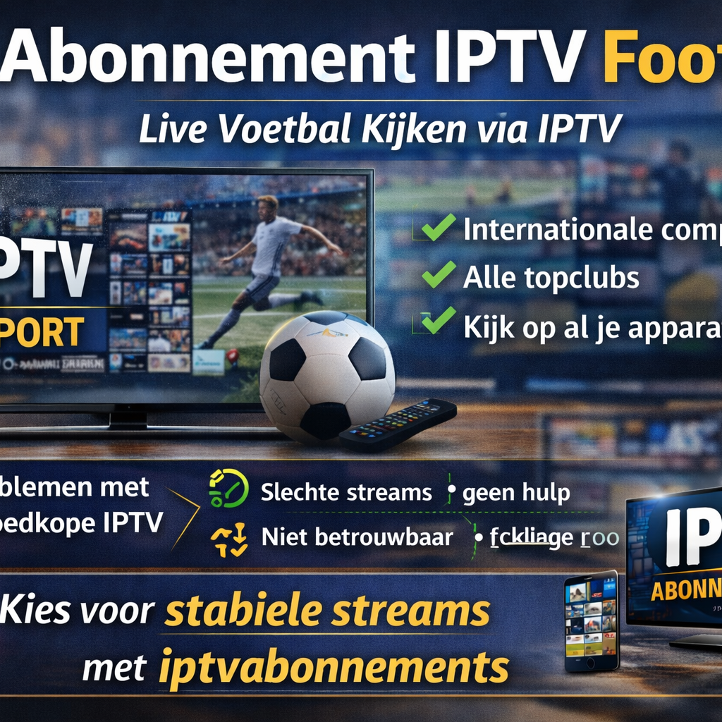 abonnement iptv foot